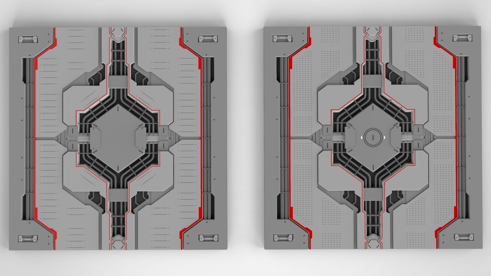 sci-fi Architectural element 14 3D model_16