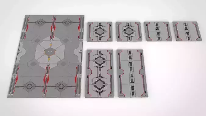 sci-fi Architectural element 14 3D model