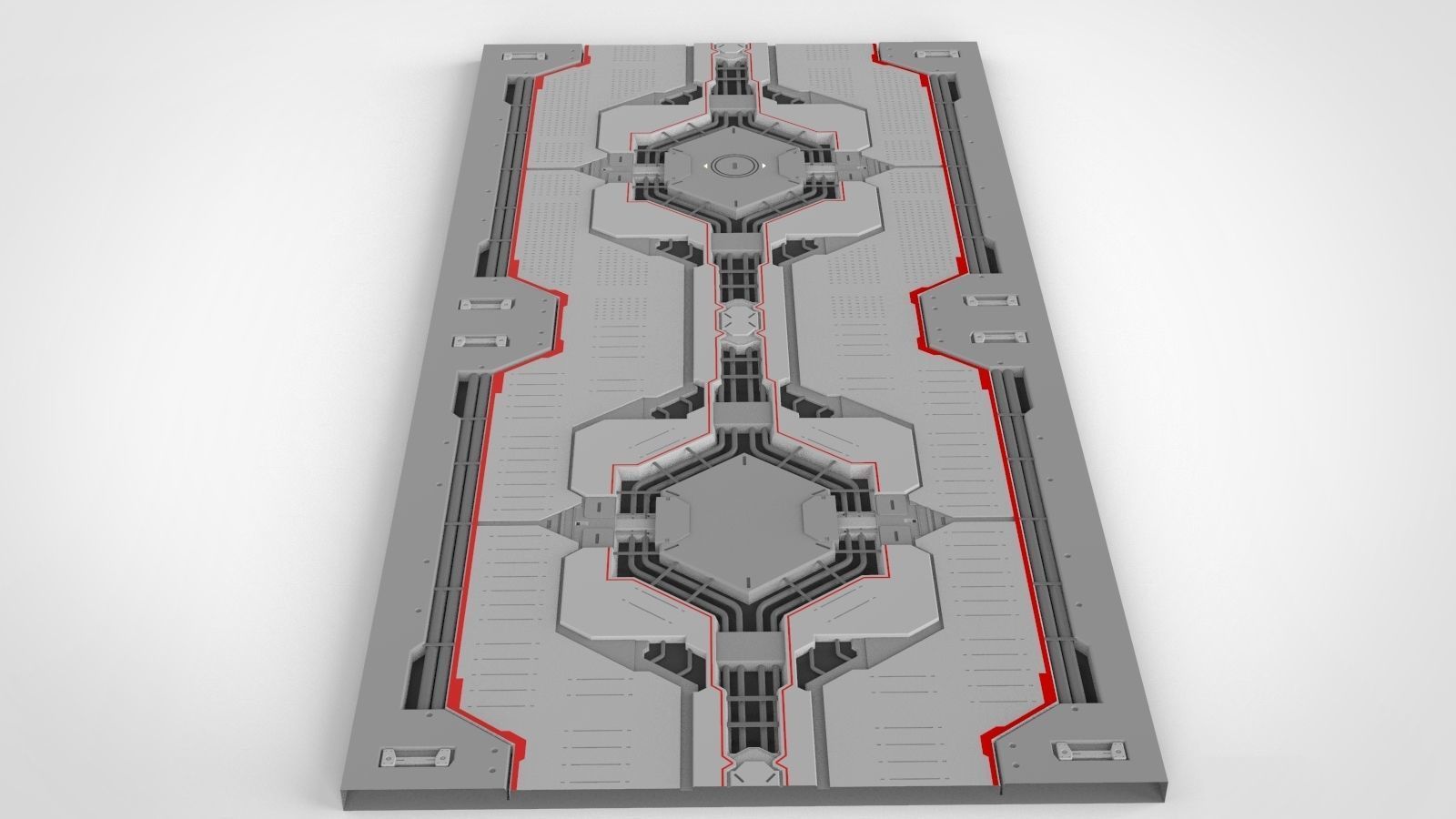 sci-fi Architectural element 14 3D model_6