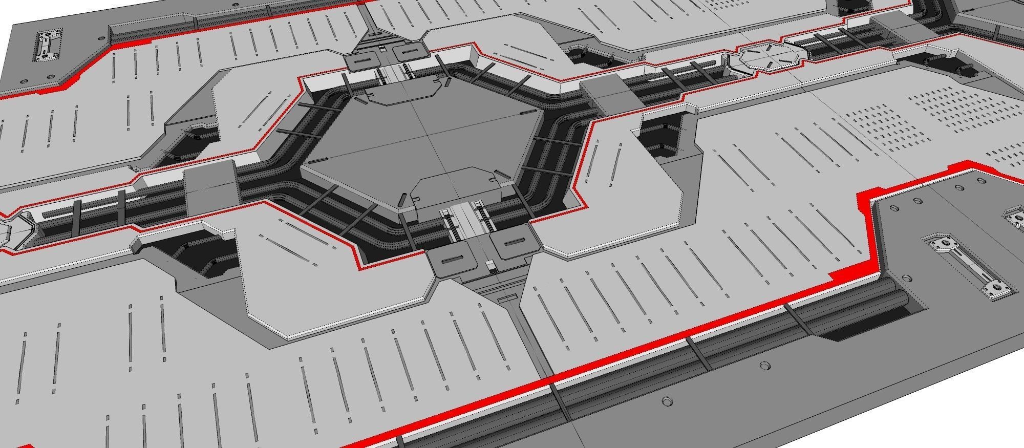 sci-fi Architectural element 14 3D model_26