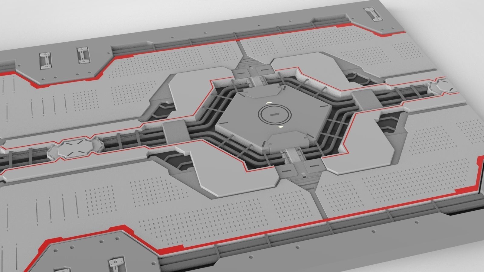 sci-fi Architectural element 14 3D model_8