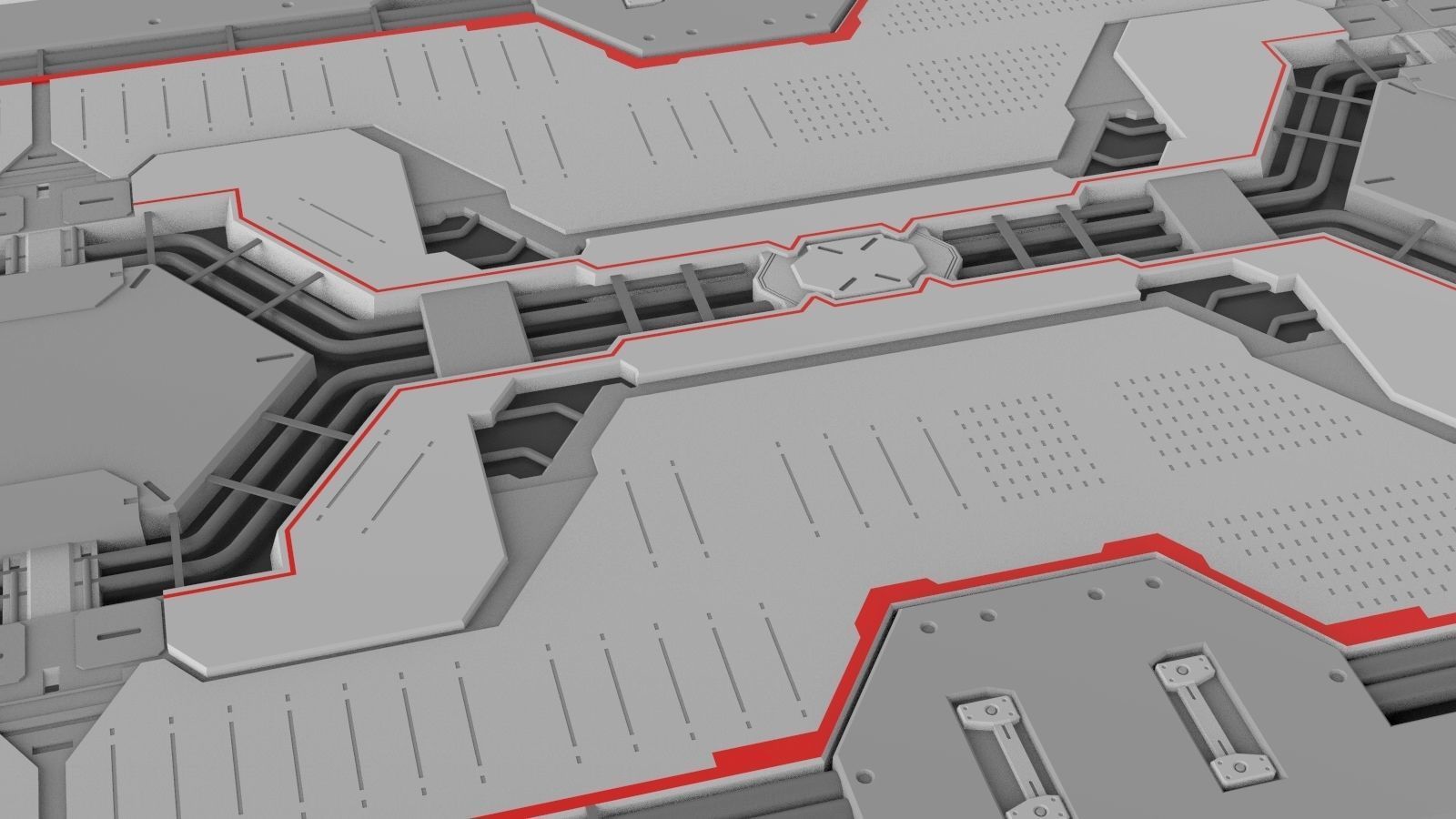 sci-fi Architectural element 14 3D model_9