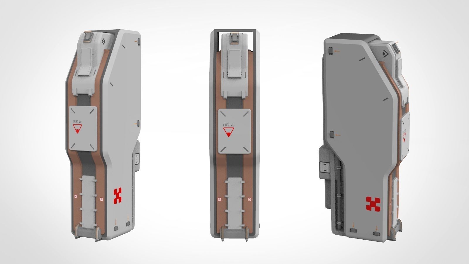 sci-fi Architecture kitbash 23 3D model_3