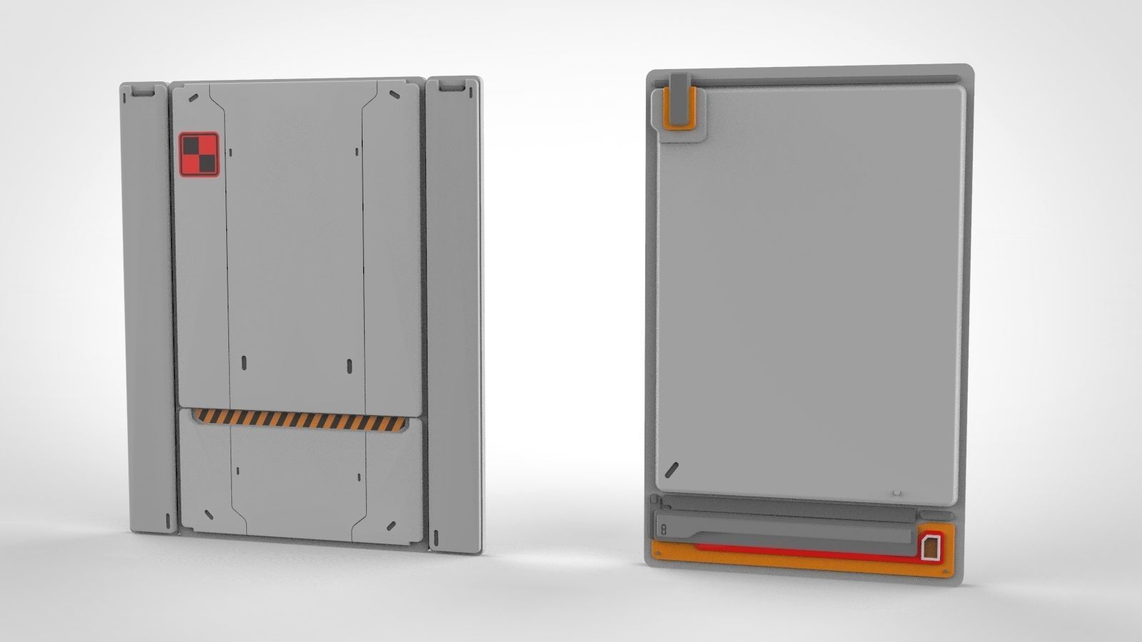 sci-fi Architecture kitbash 23 3D model_9