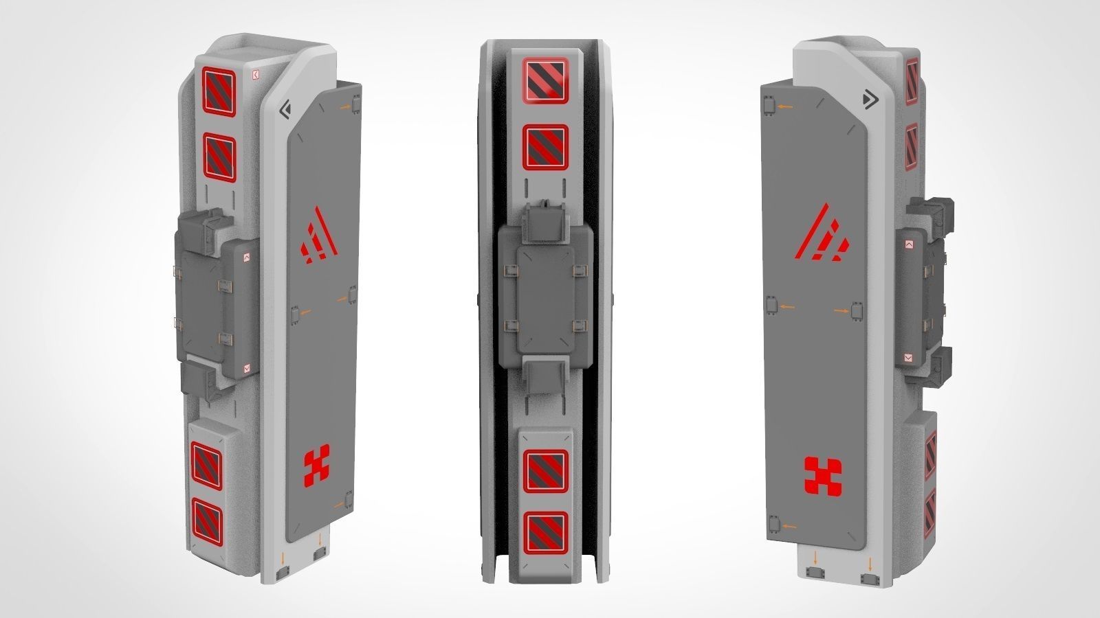 sci-fi Architecture kitbash 23 3D model_5