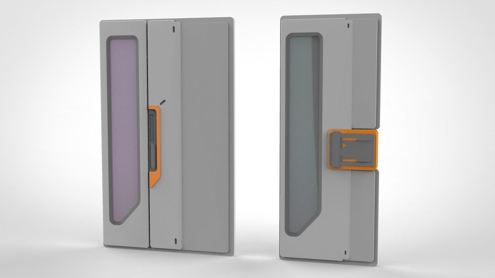 sci-fi Architecture kitbash 23 3D model_10