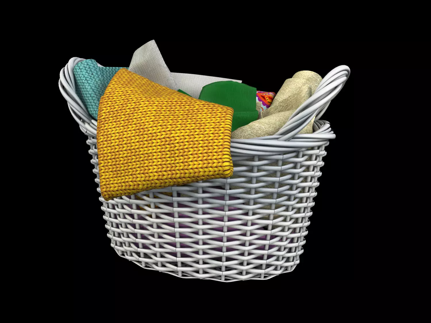 Laundry Basket Free 3D model