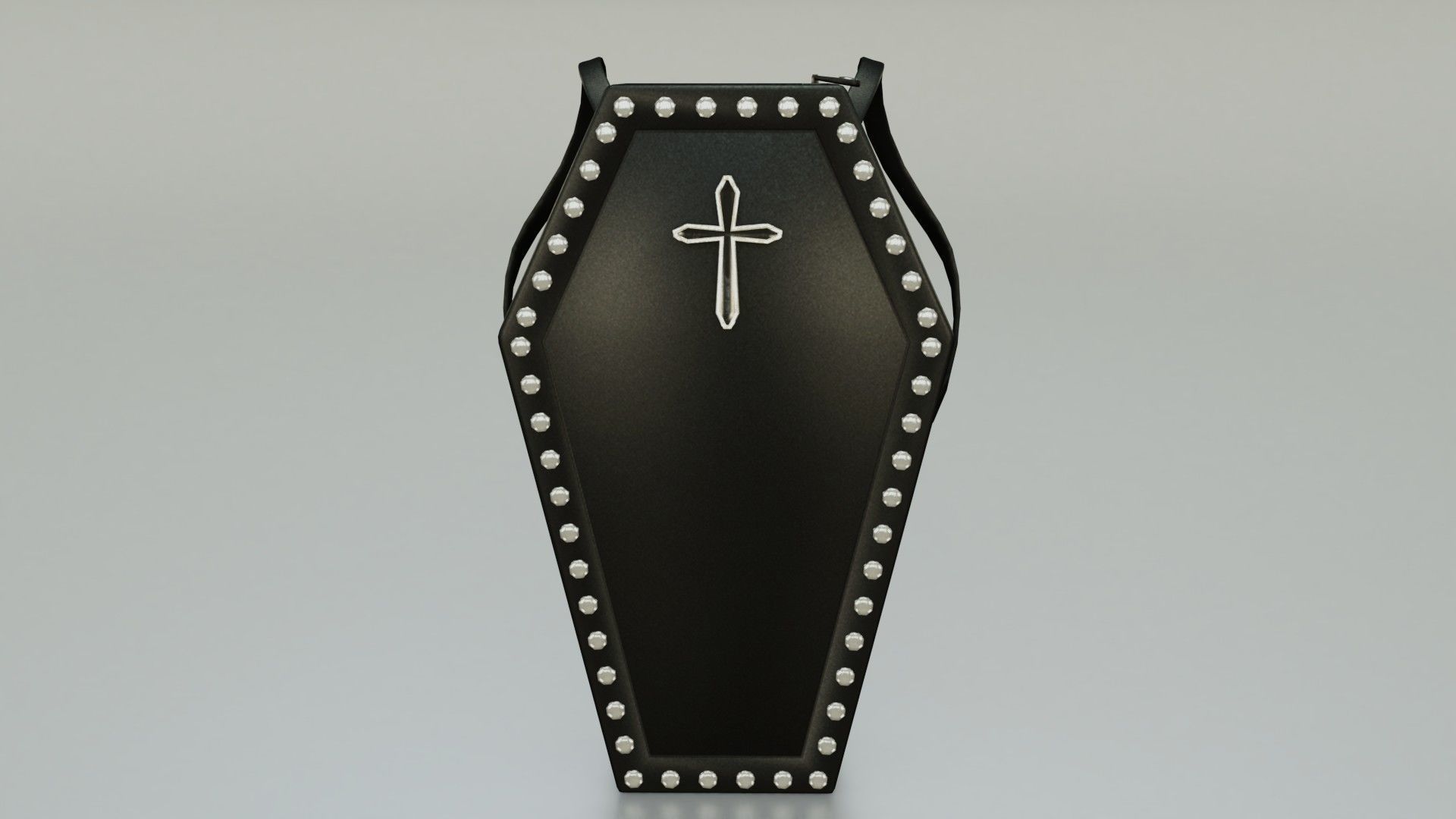 Coffin bag backpack - Low poly model Low-poly 3D model_3