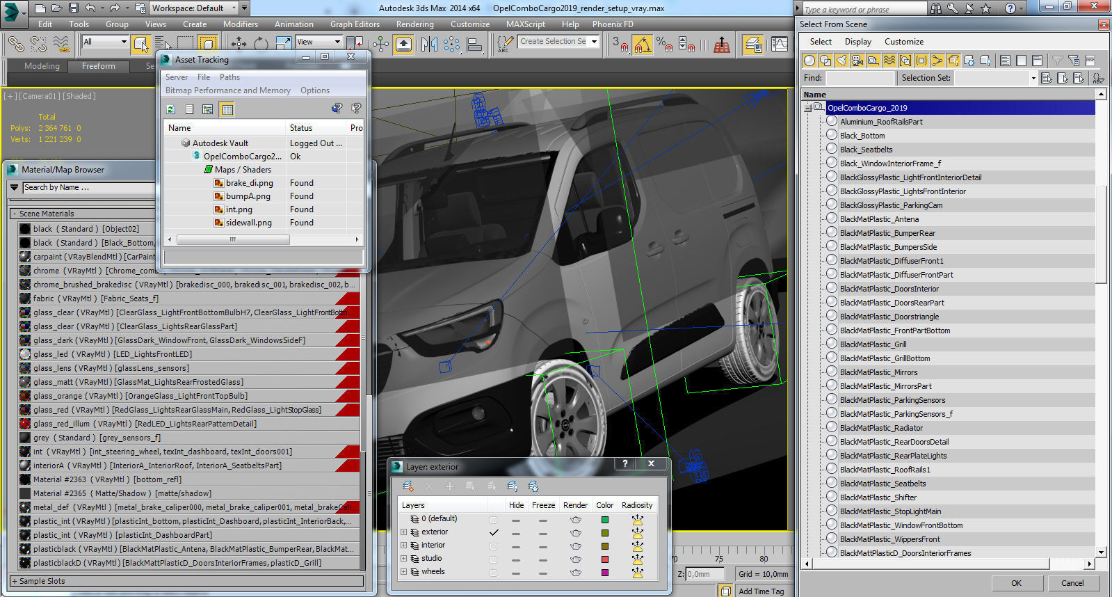 Opel Combo Cargo 2019 3D model_22