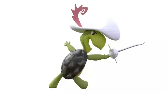 Touche Turtle  3D model