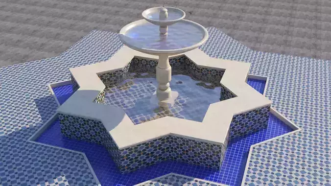 Traditional Moroccan Fountain 
