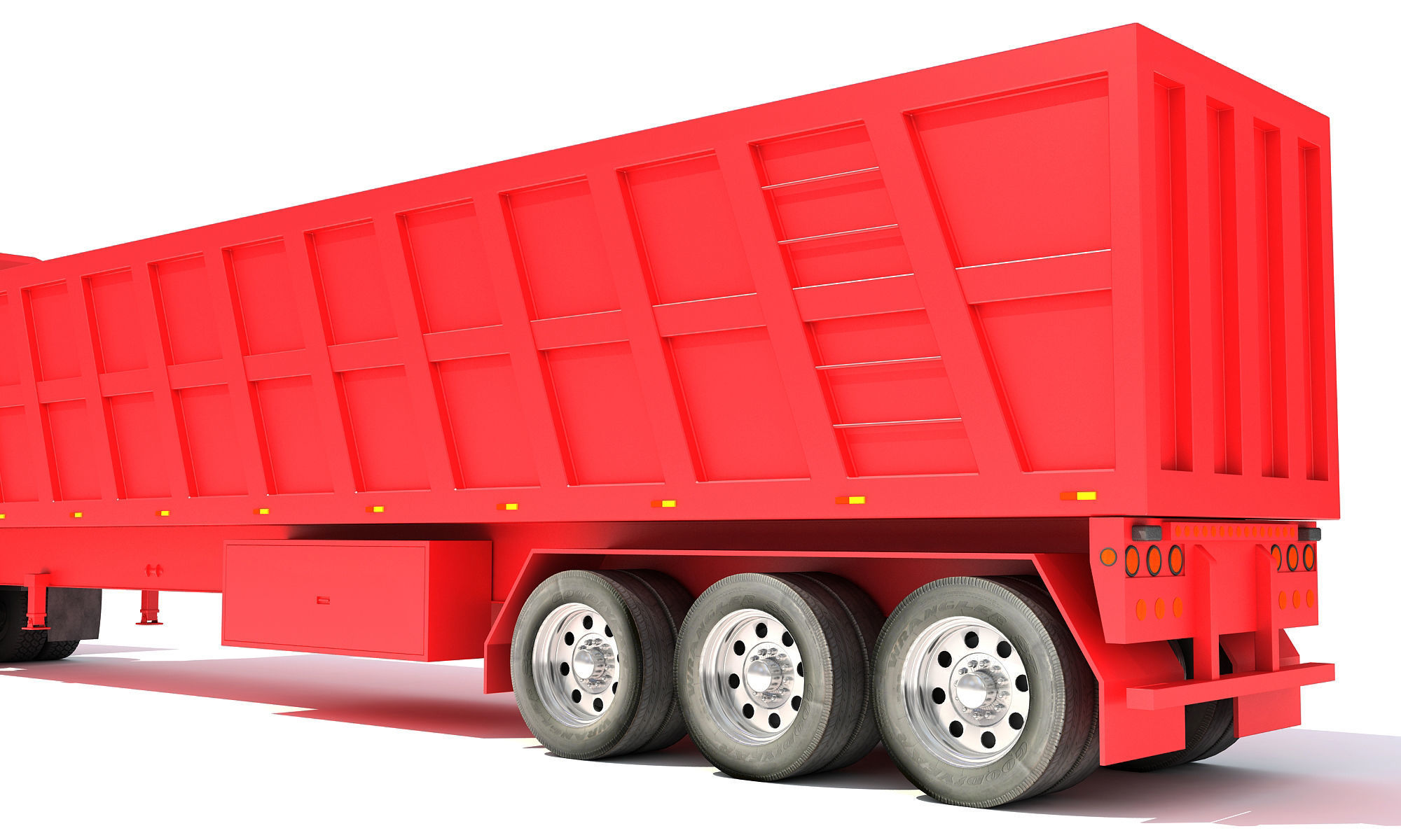 Dump Truck 3D model_12