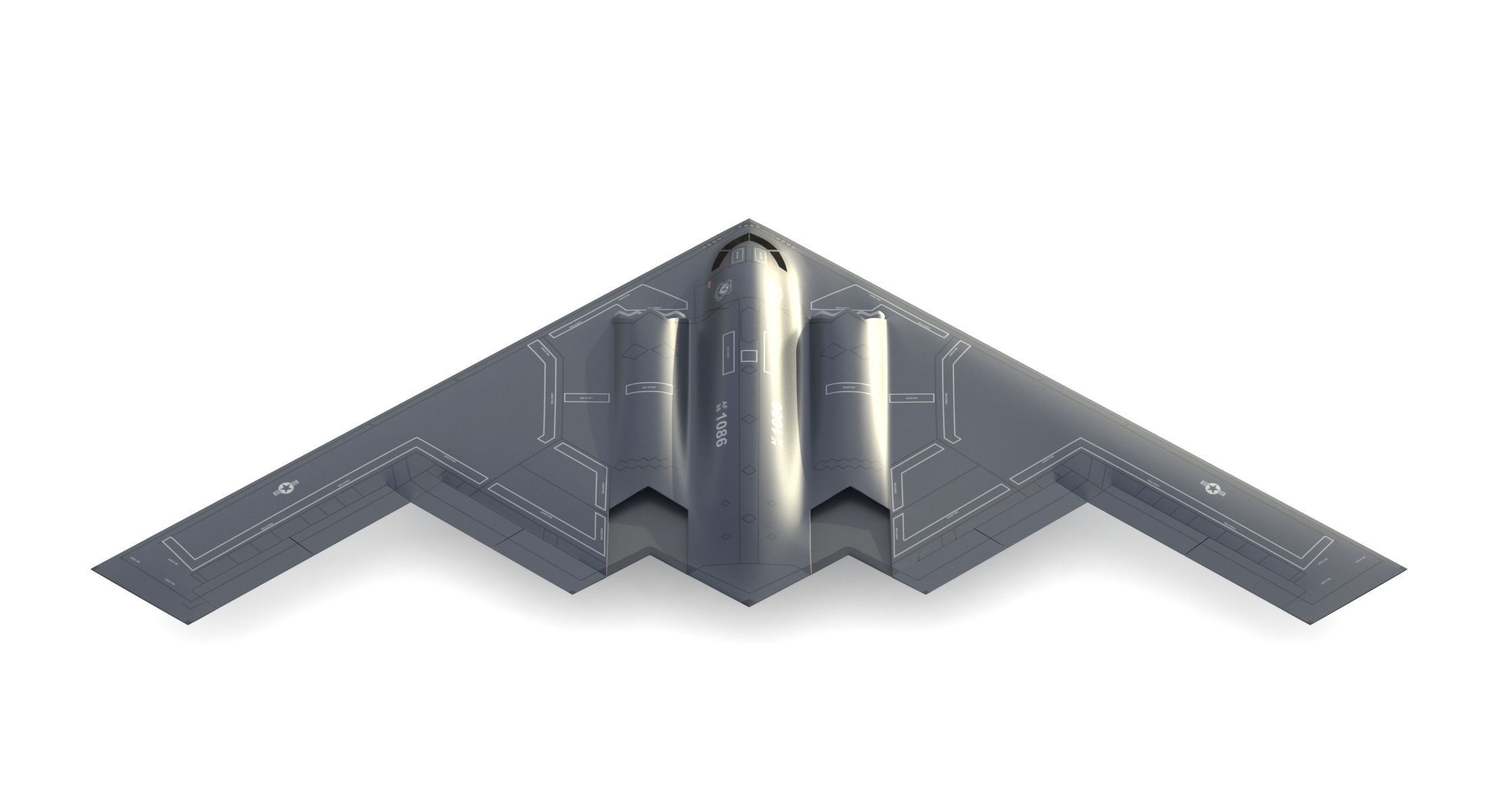 Northrop Grumman B-2 Spirit 3D model_7