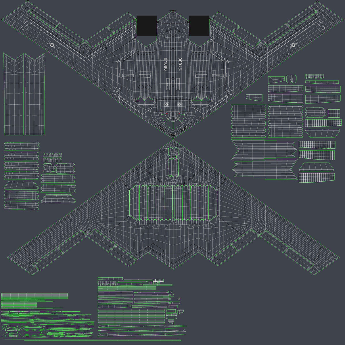 Northrop Grumman B-2 Spirit 3D model_22