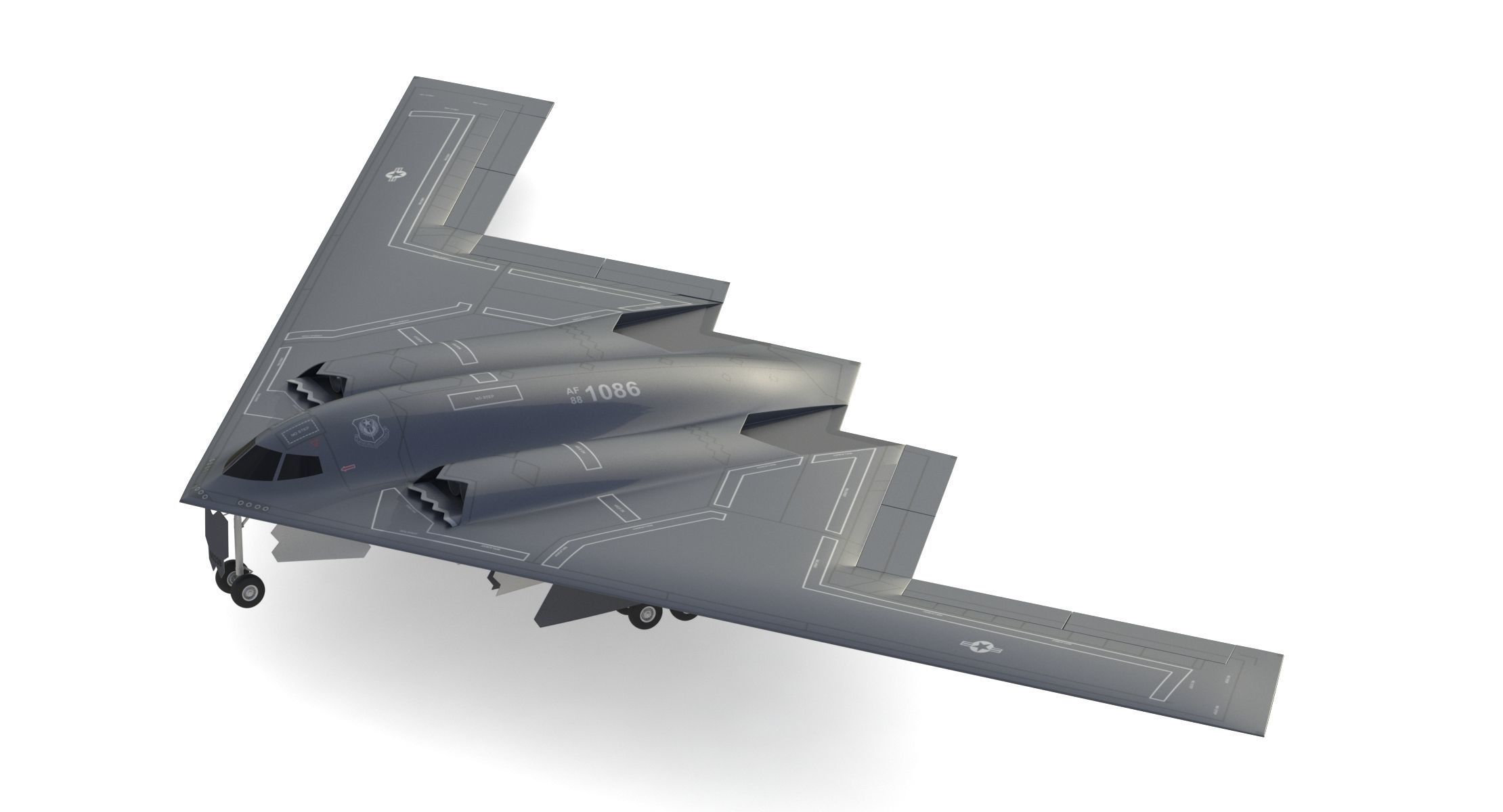 Northrop Grumman B-2 Spirit 3D model_12