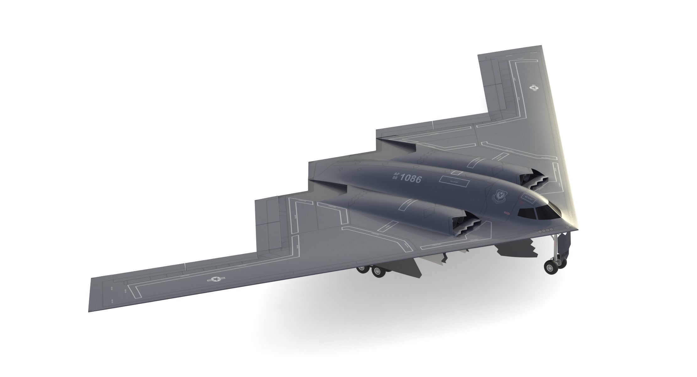 Northrop Grumman B-2 Spirit 3D model_11