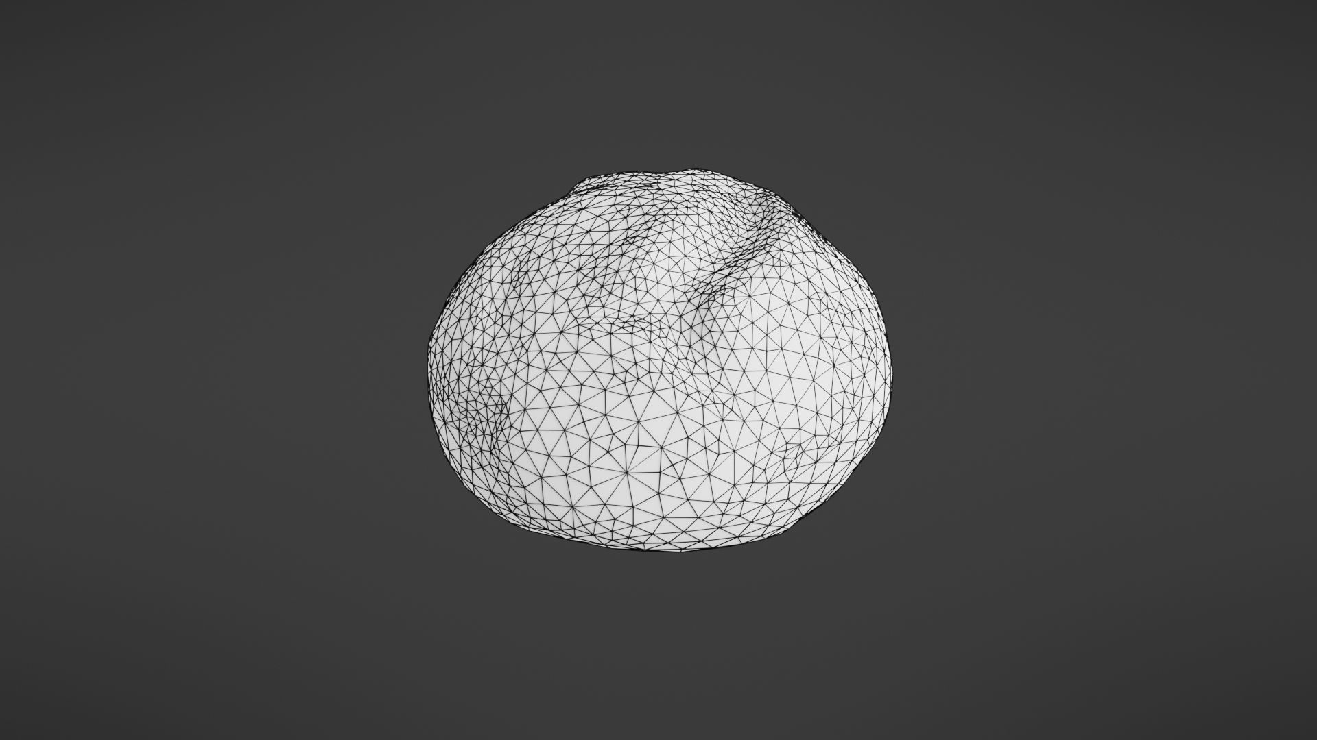 Bread roll Low-poly 3D model_24