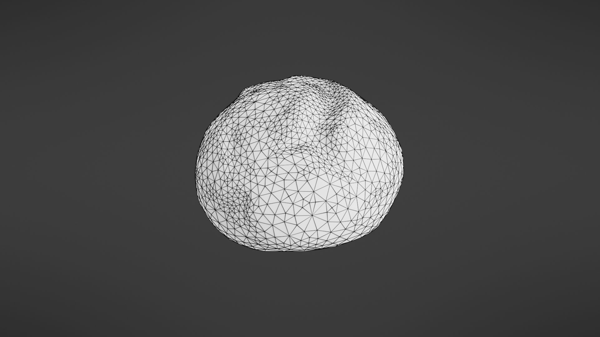 Bread roll Low-poly 3D model_25