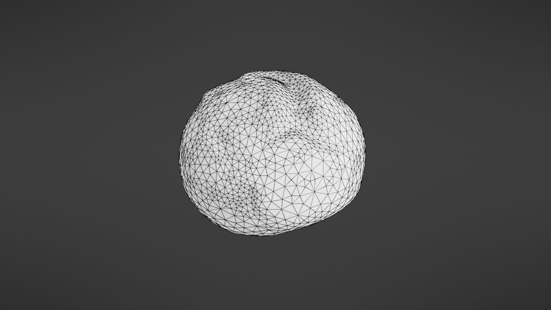 Bread roll Low-poly 3D model_26