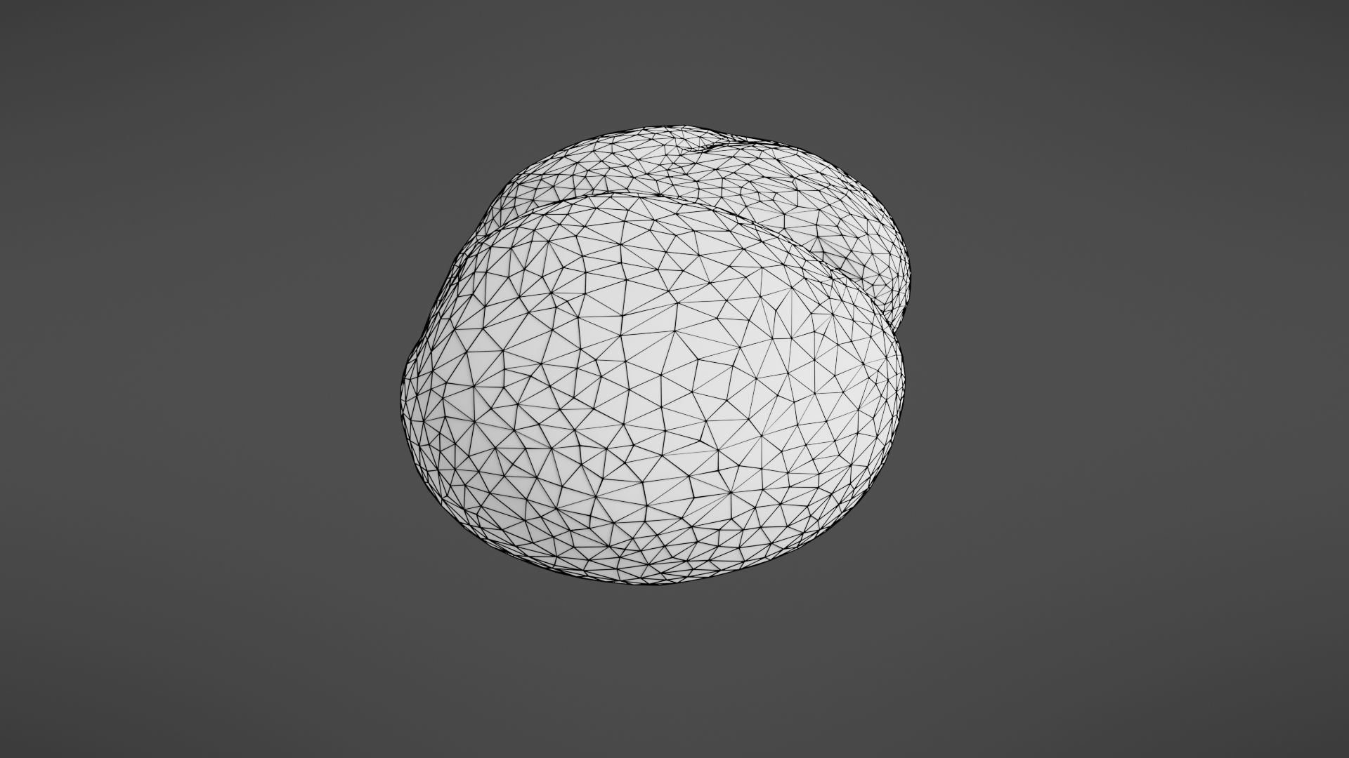 Bread roll Low-poly 3D model_24