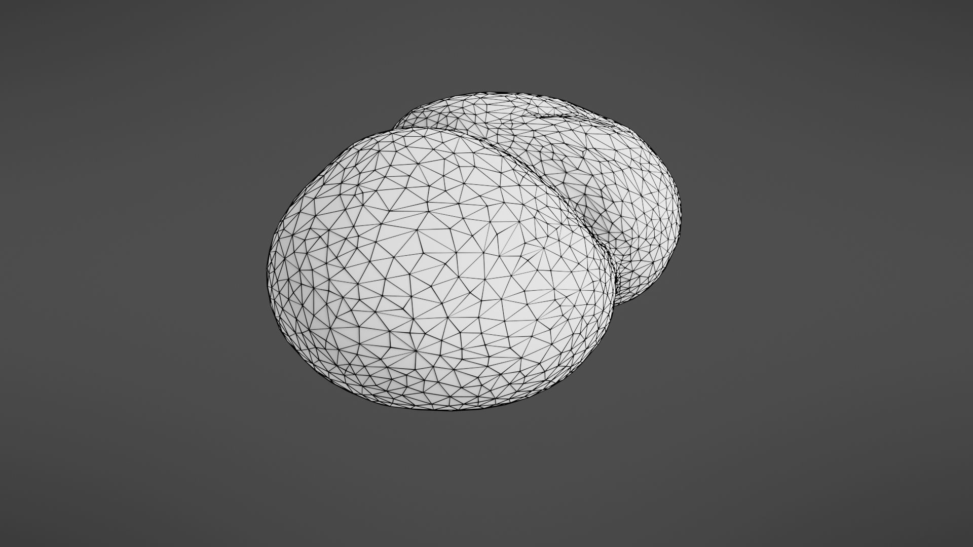 Bread roll Low-poly 3D model_40