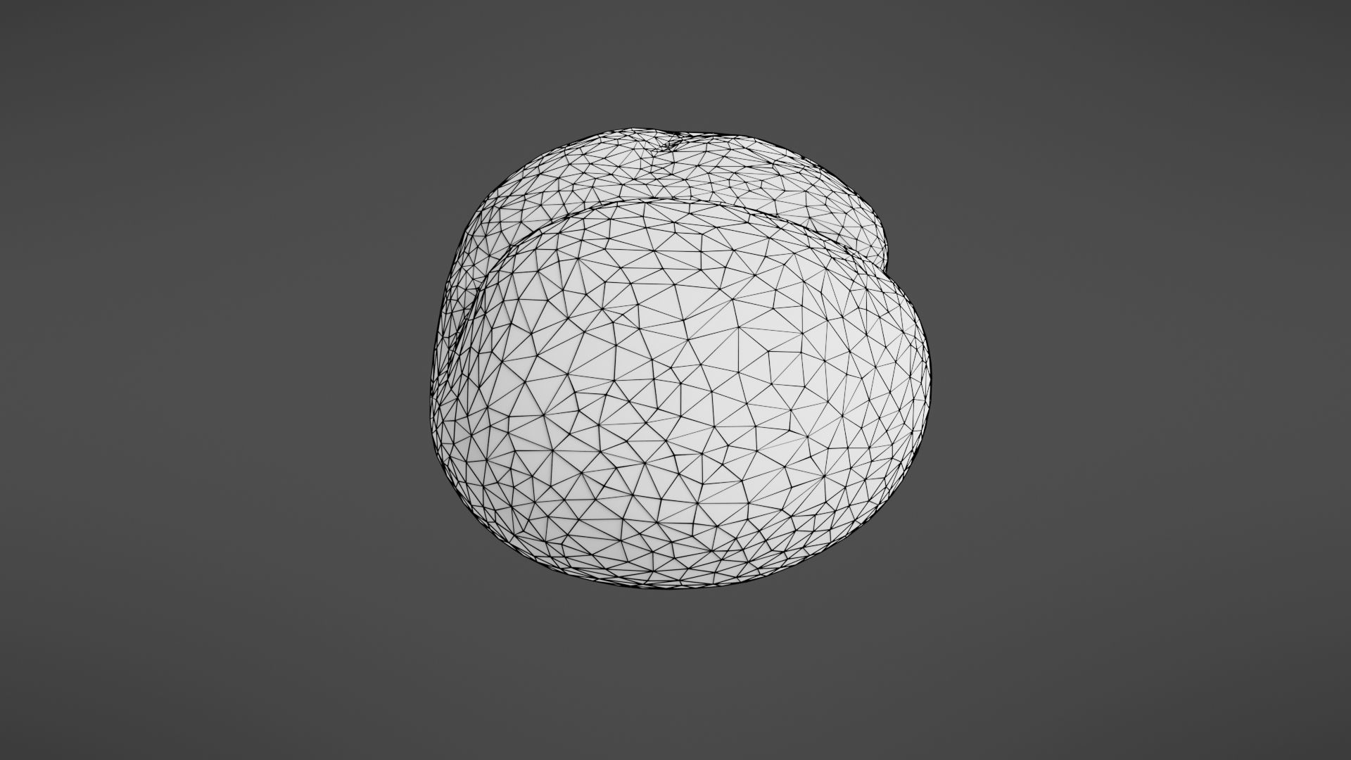 Bread roll Low-poly 3D model_25