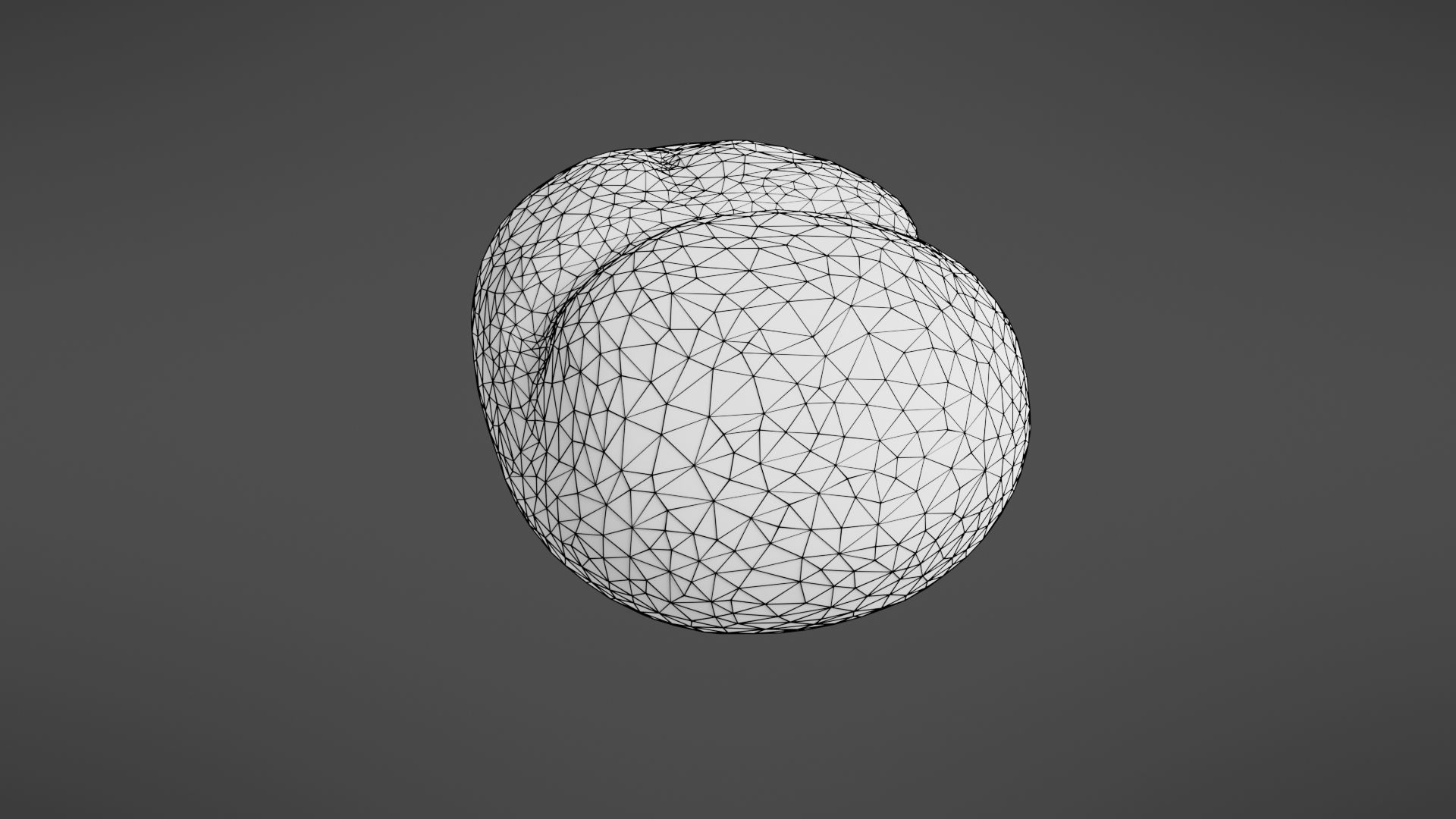 Bread roll Low-poly 3D model_26