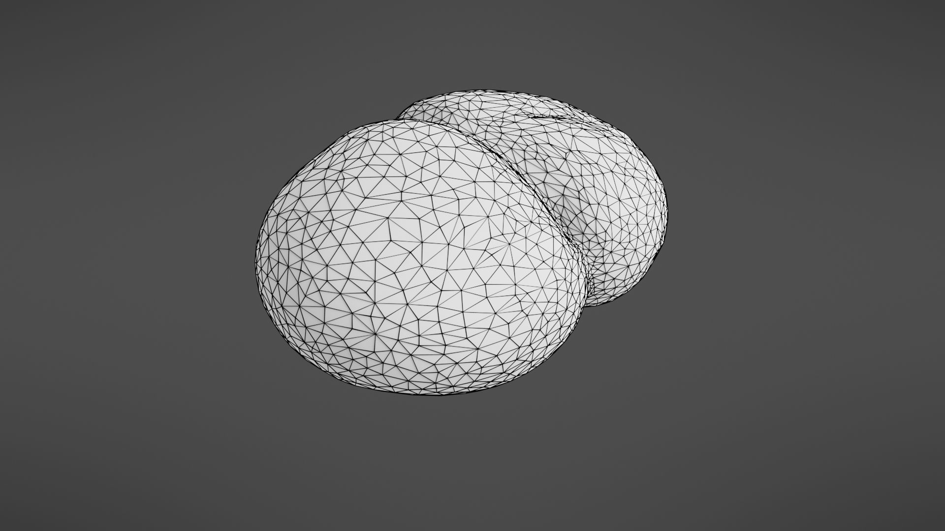 Bread roll Low-poly 3D model_39