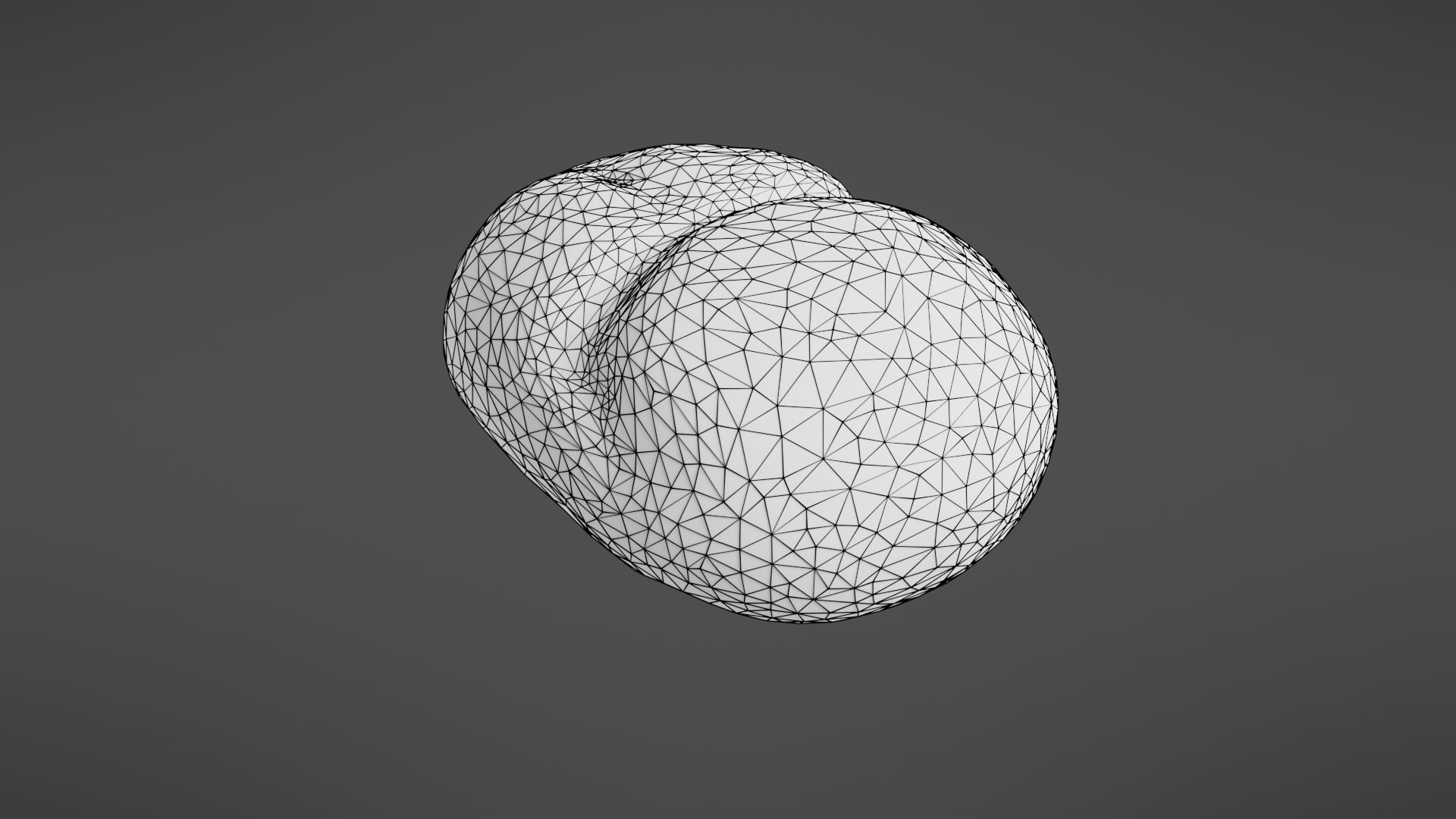 Bread roll Low-poly 3D model_27