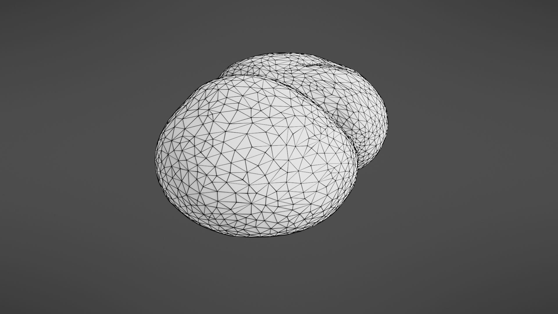 Bread roll Low-poly 3D model_22
