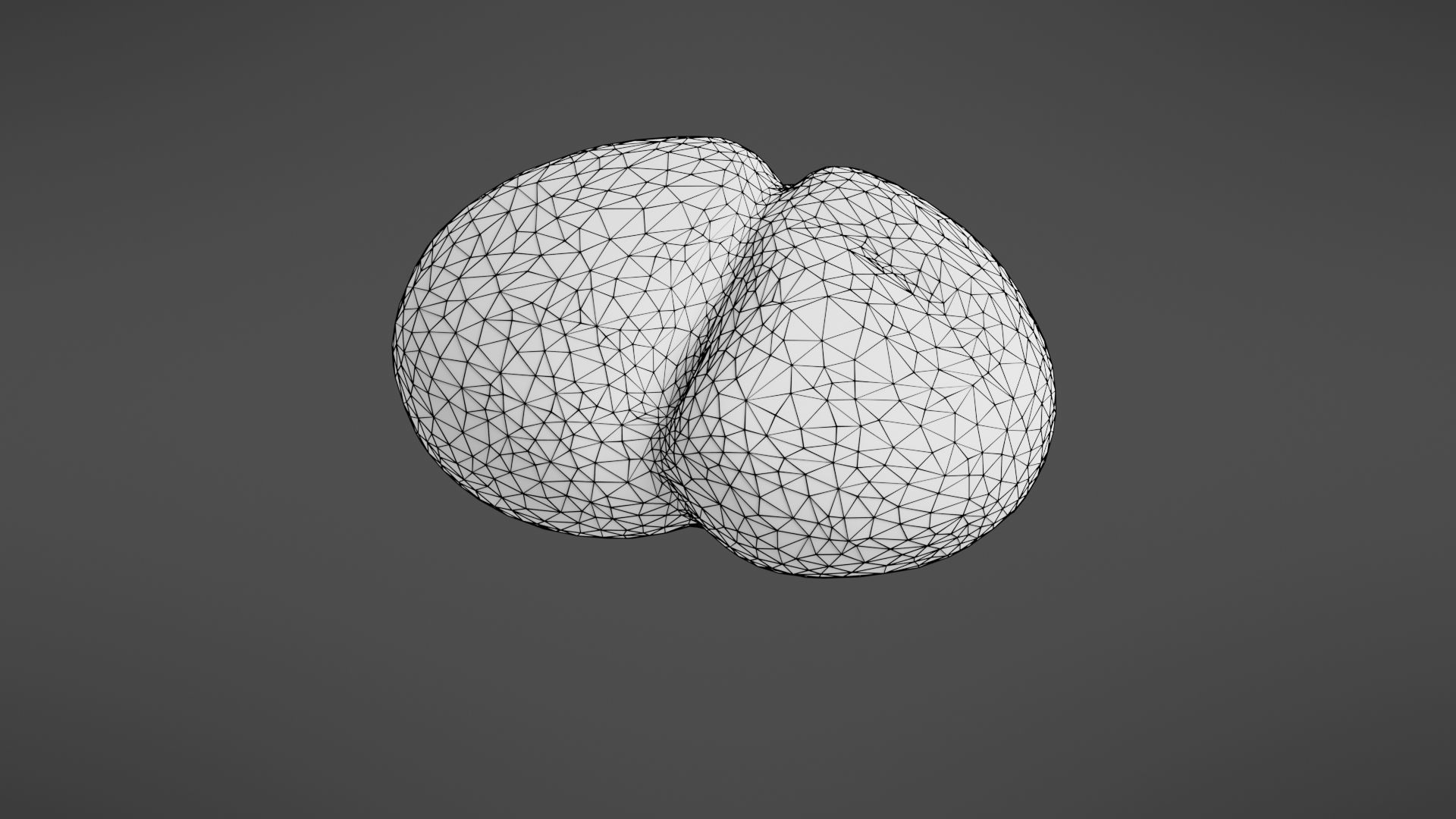 Bread roll Low-poly 3D model_35