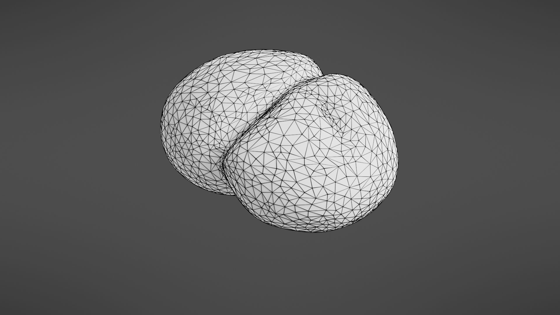 Bread roll Low-poly 3D model_34