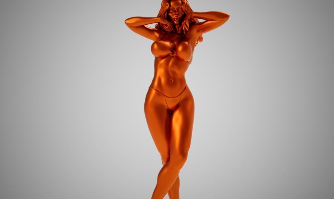 Attractive Woman 3D print model_12