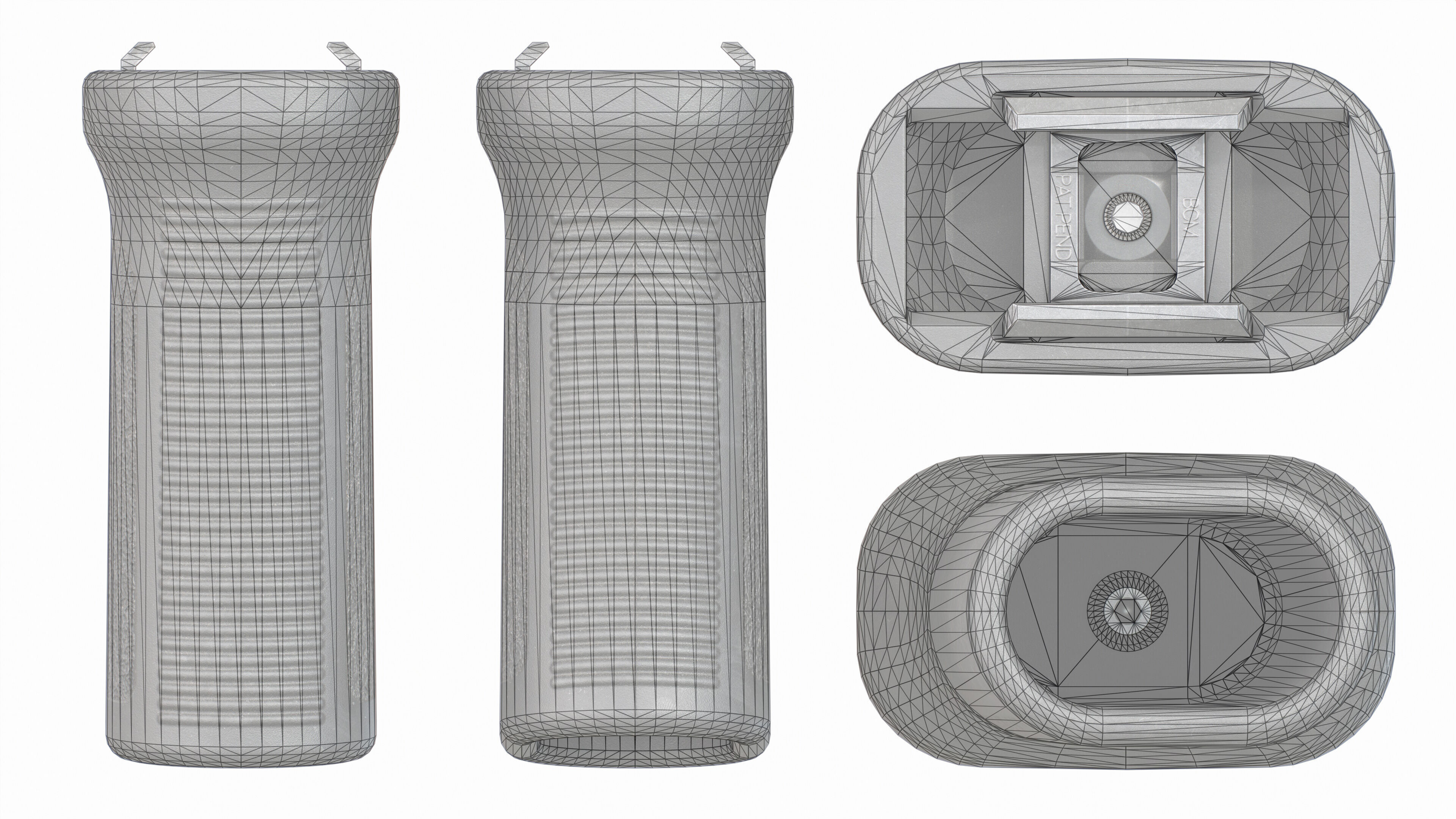 BCM Gunfighter Vertical Grip Mod3 Low-poly 3D model_20