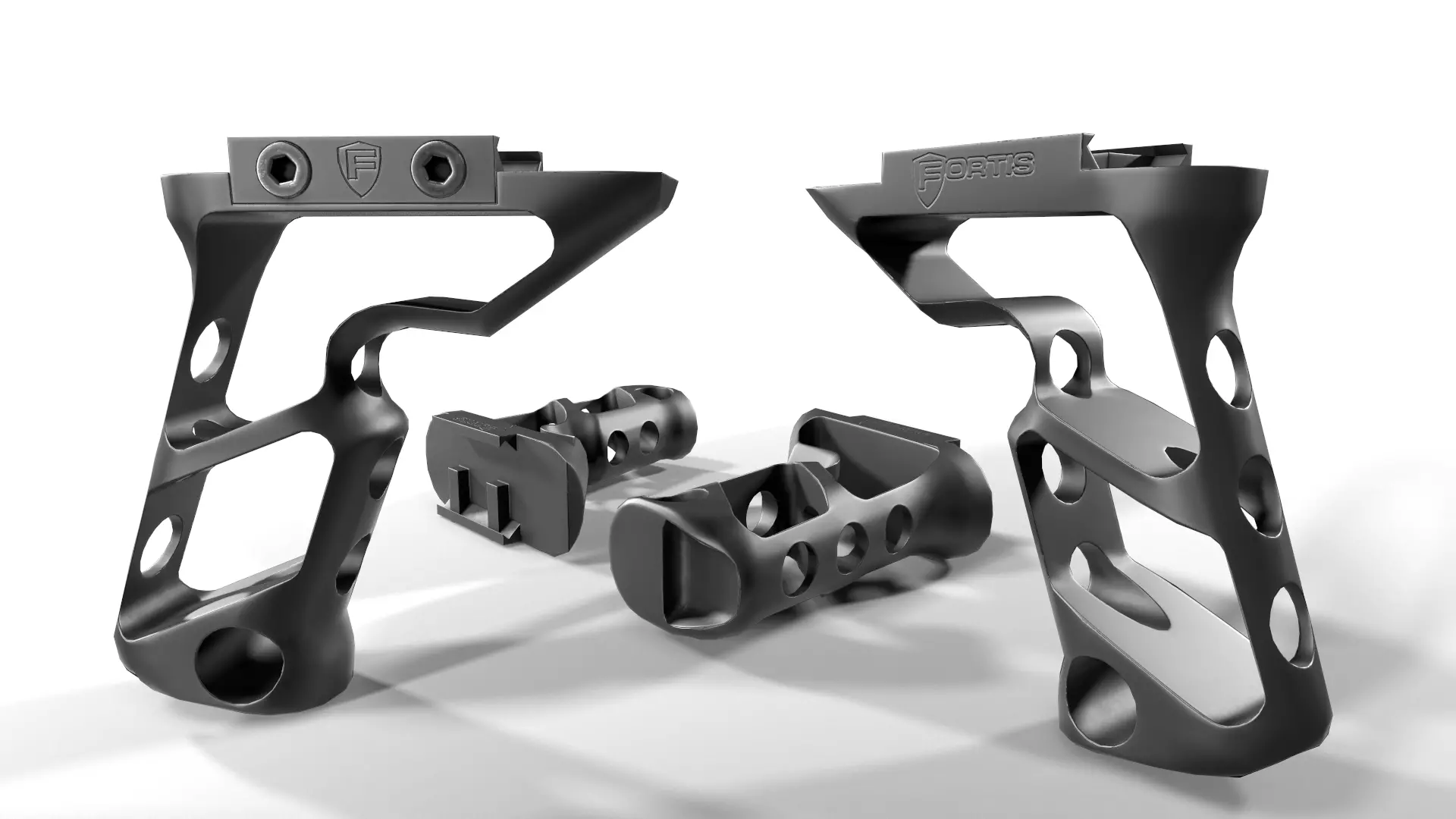 Fortis SHIFT Vertical Grip Low-poly 3D model