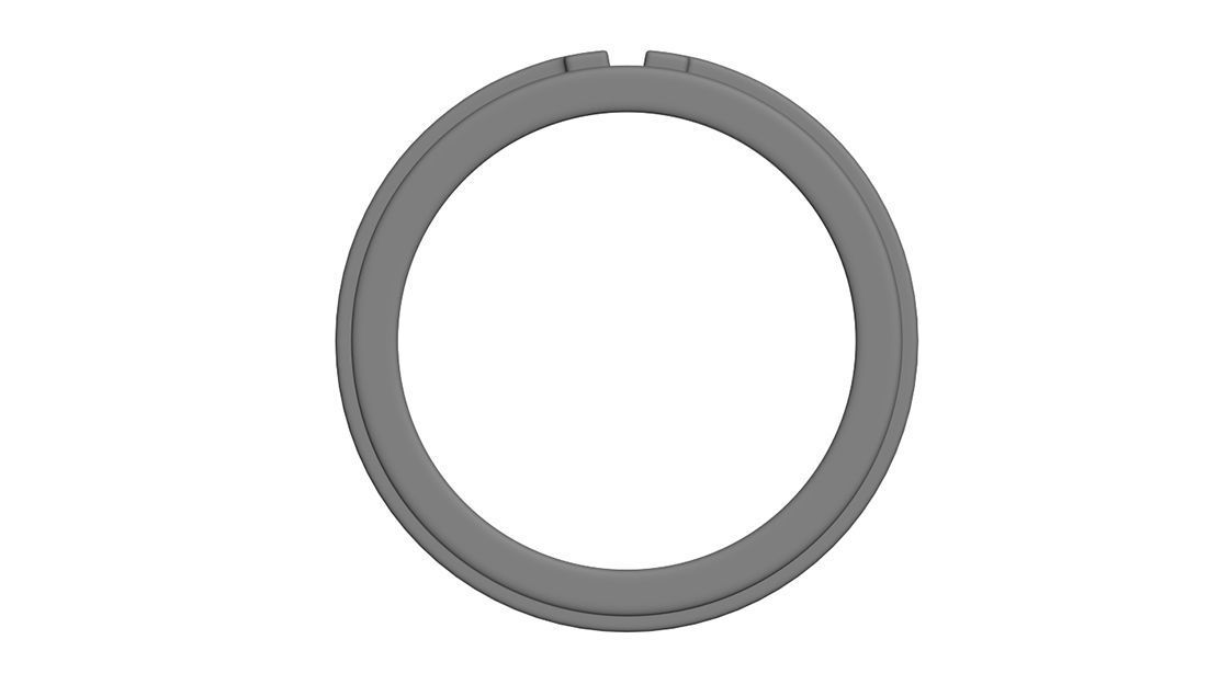 Two Narrow Ring 3D print model 3D print model_7