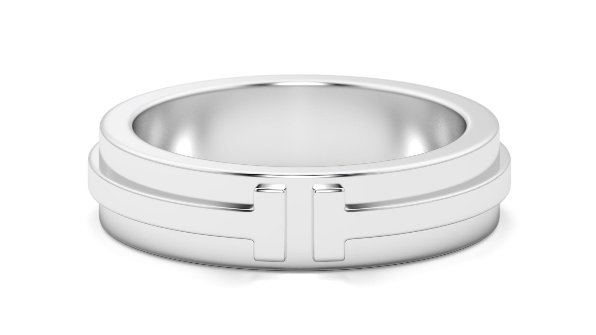 Two Narrow Ring 3D print model 3D print model_12