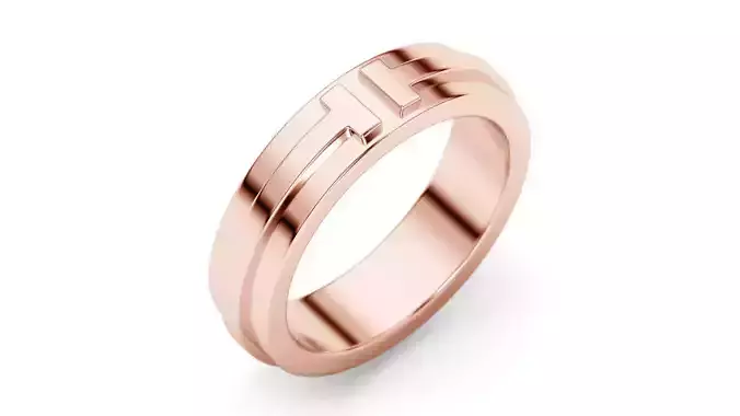 Two Narrow Ring 3D print model 3D print model