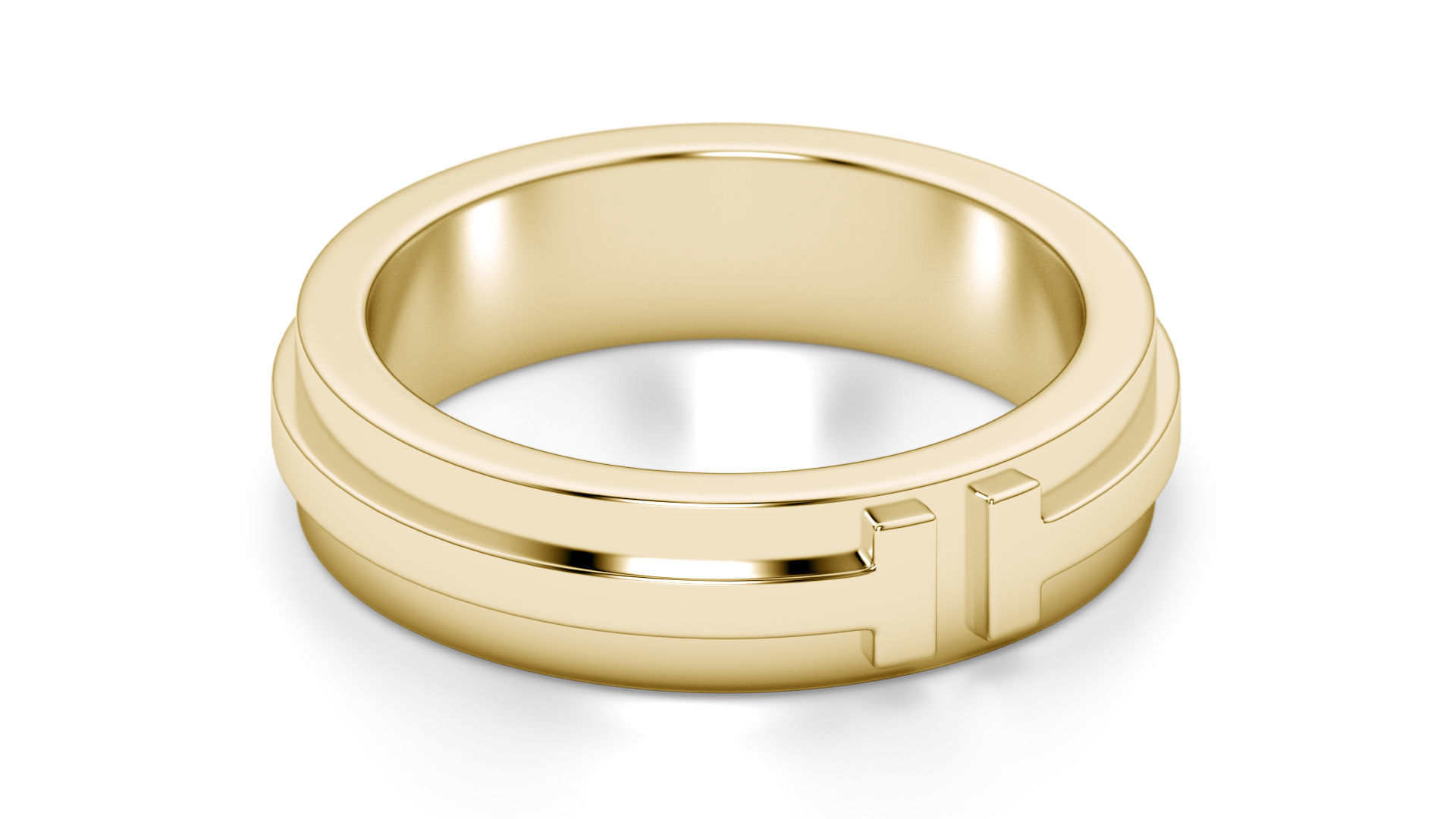 Two Narrow Ring 3D print model 3D print model_17