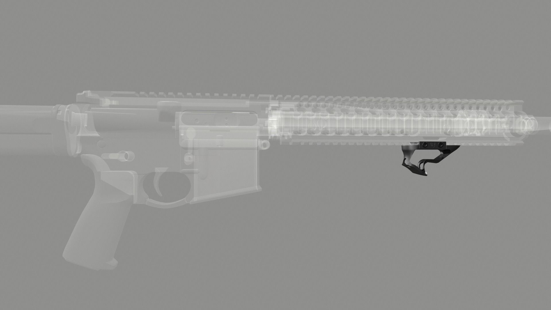 Fortis SHIFT Short Angled Grip Low-poly 3D model_16