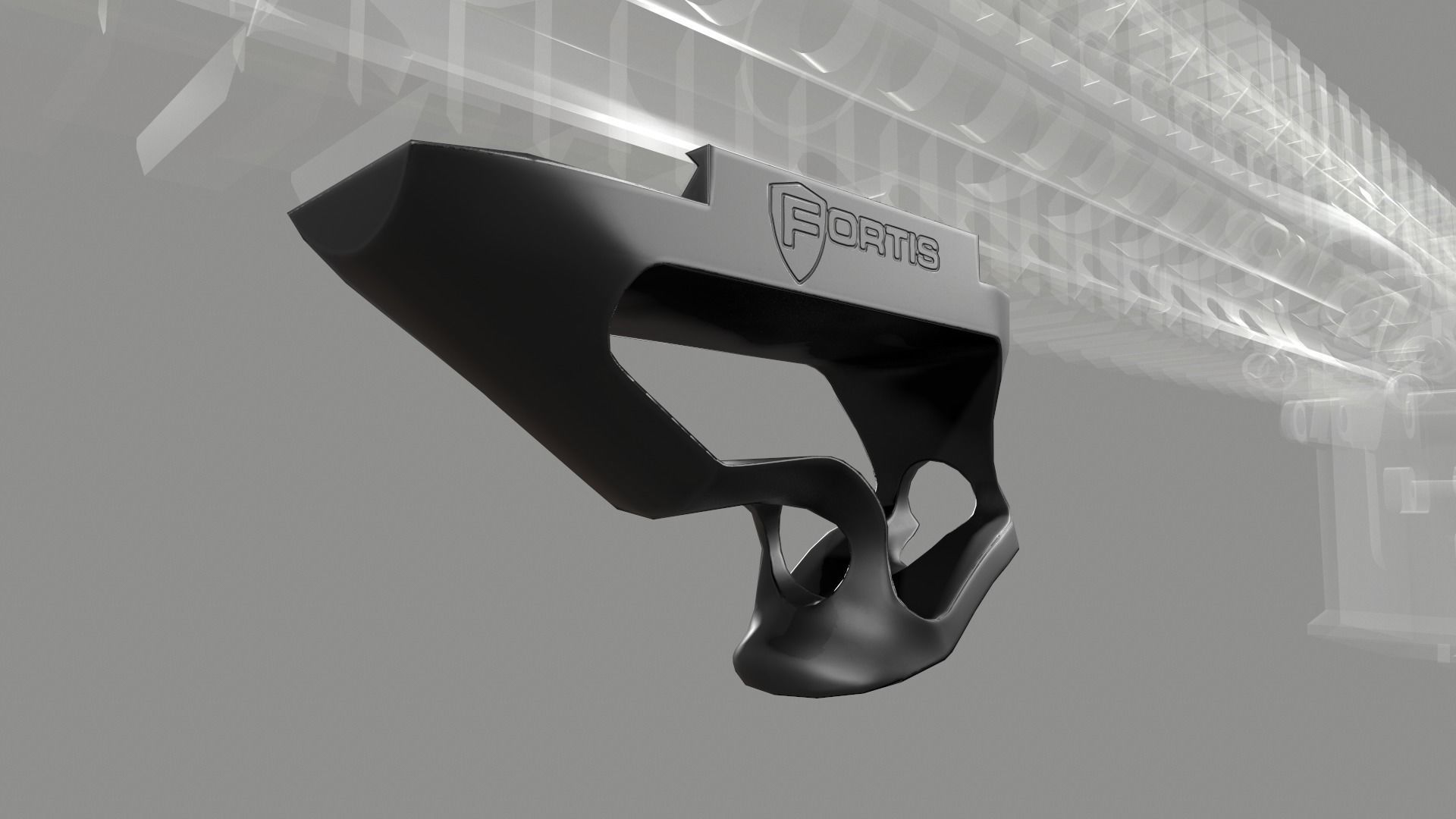 Fortis SHIFT Short Angled Grip Low-poly 3D model_10