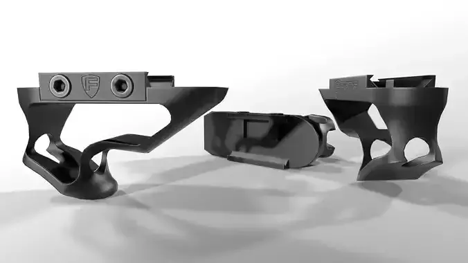 Fortis SHIFT Short Angled Grip Low-poly 3D model