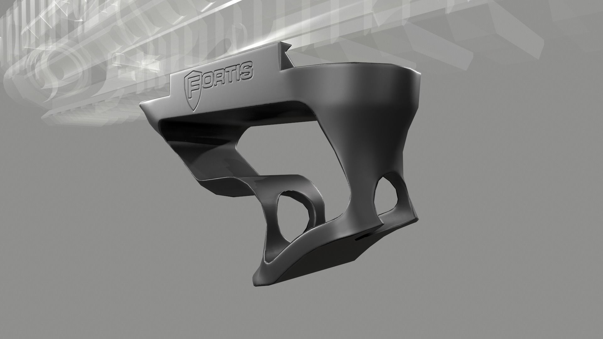 Fortis SHIFT Short Angled Grip Low-poly 3D model_8