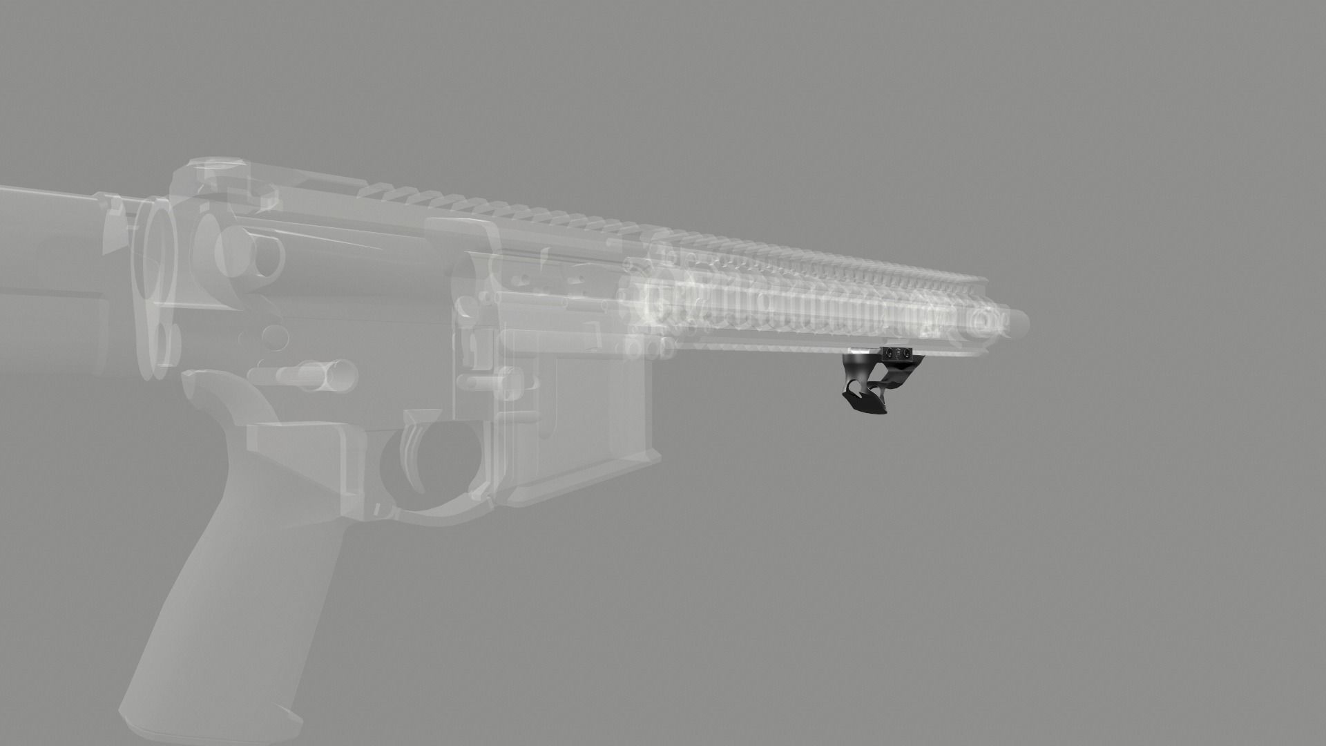 Fortis SHIFT Short Angled Grip Low-poly 3D model_18