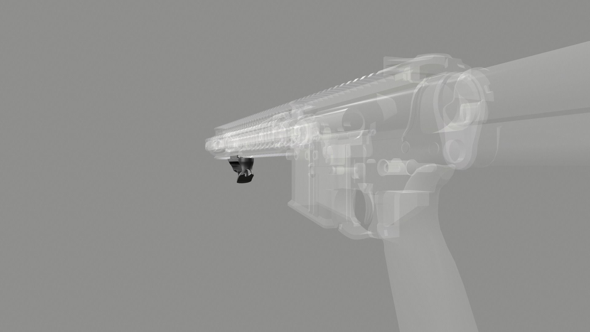Fortis SHIFT Short Angled Grip Low-poly 3D model_22