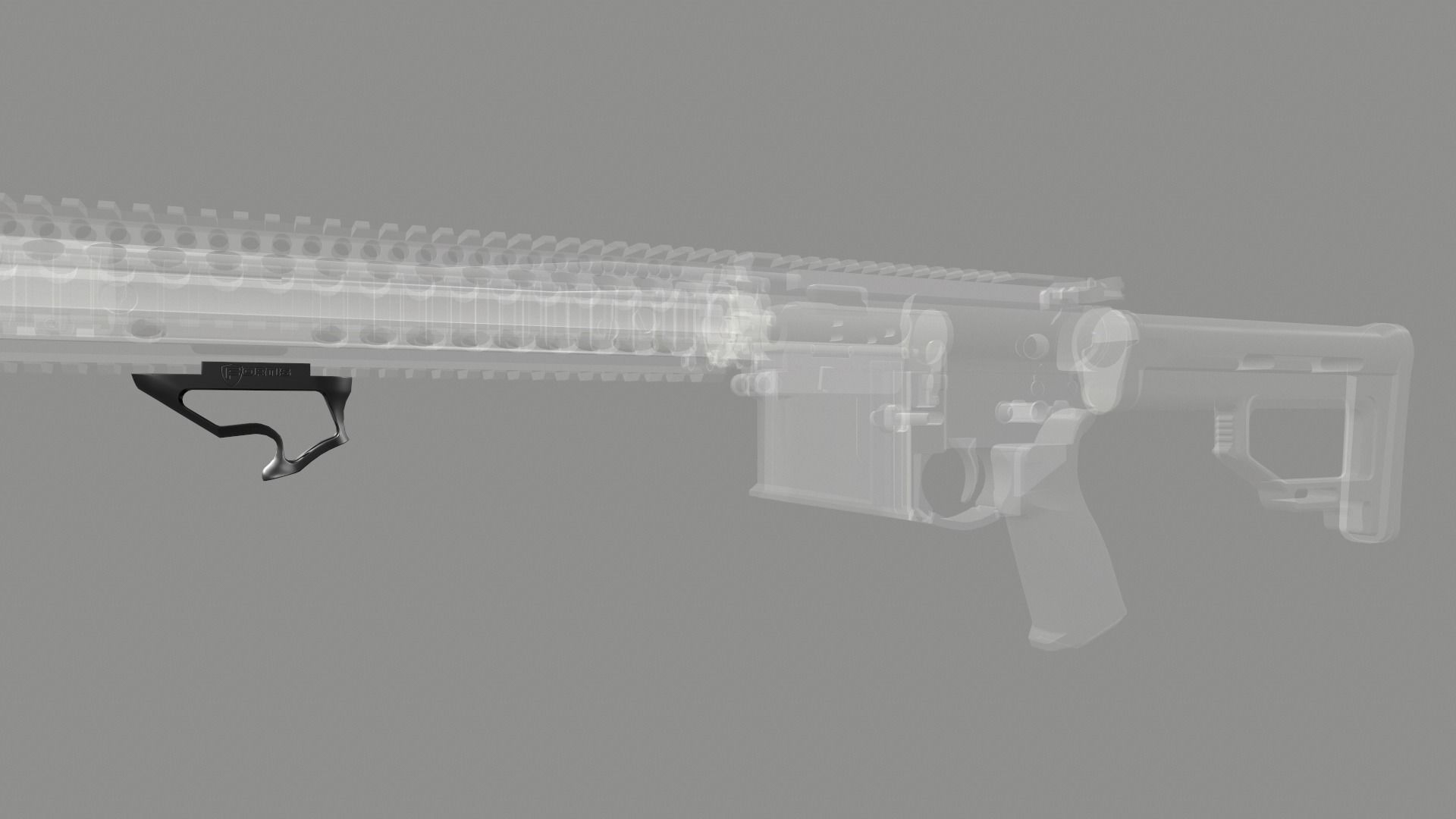 Fortis SHIFT Short Angled Grip Low-poly 3D model_27