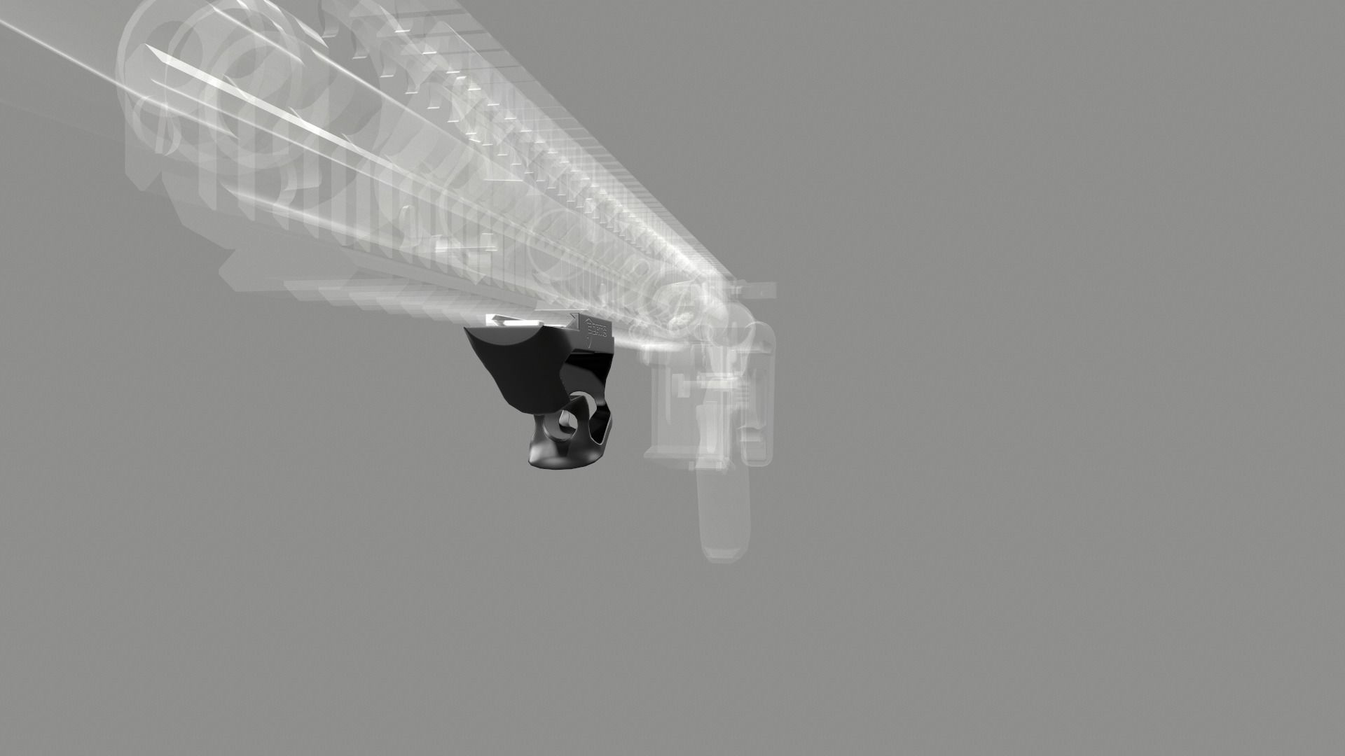 Fortis SHIFT Short Angled Grip Low-poly 3D model_30