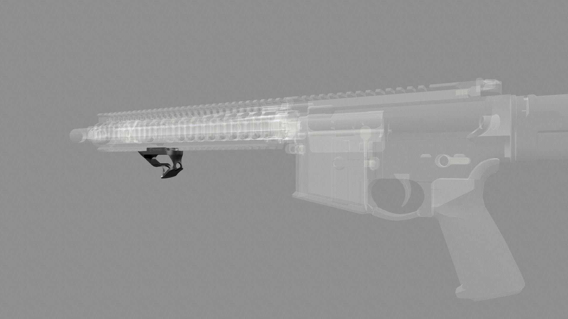 Fortis SHIFT Short Angled Grip Low-poly 3D model_24