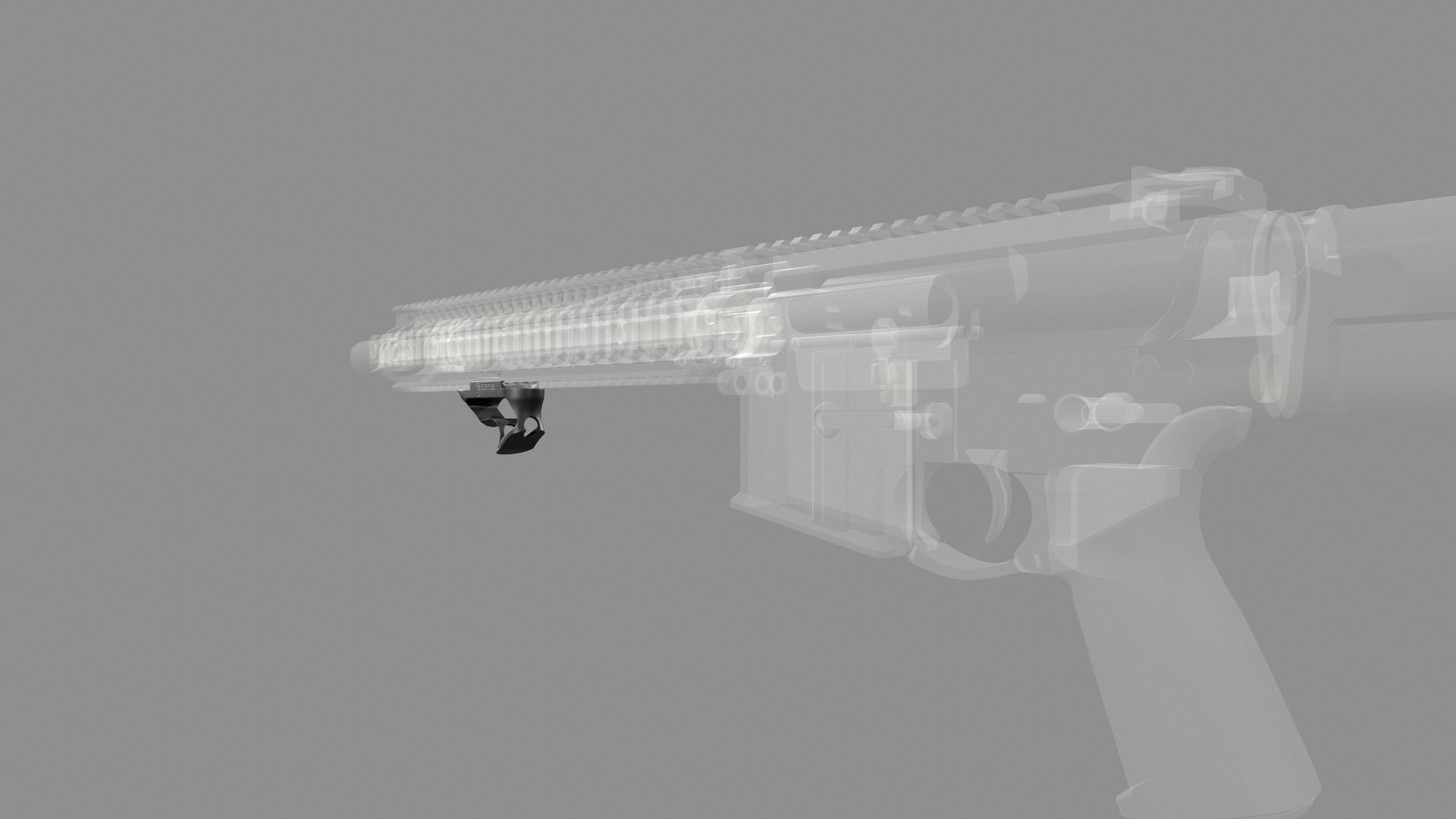 Fortis SHIFT Short Angled Grip Low-poly 3D model_23