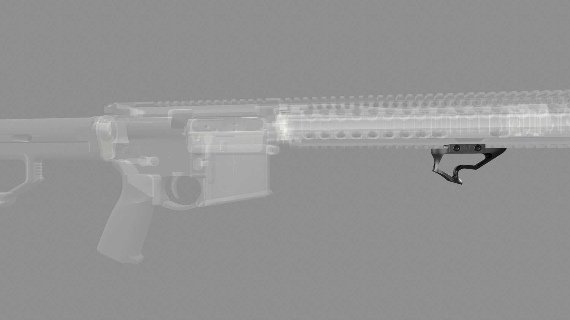 Fortis SHIFT Short Angled Grip Low-poly 3D model_15